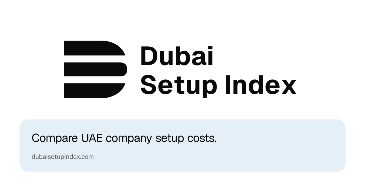 Dubai Setup Index screenshot 1